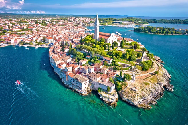 Town of Rovinj historic peninsula