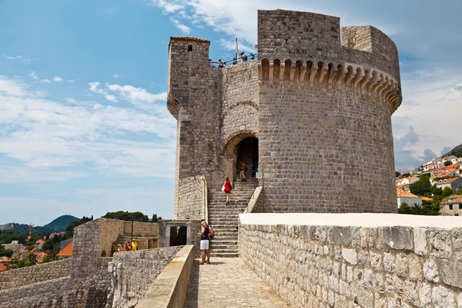 Minceta Tower in Dubrovnik, Croatia