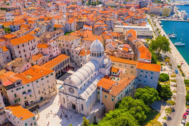 Croatia, beautiful old city of Sibenik