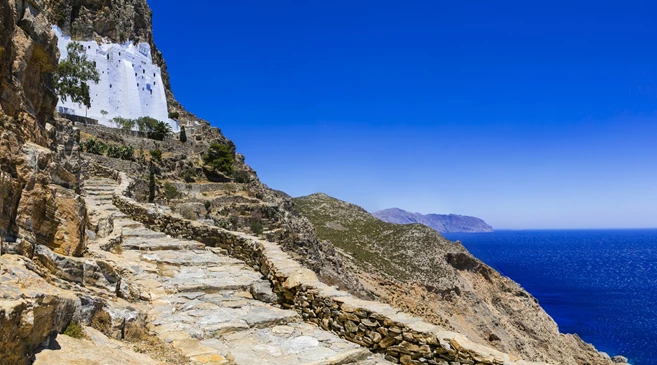 Amorgos monastery Panagia Hozovitissa