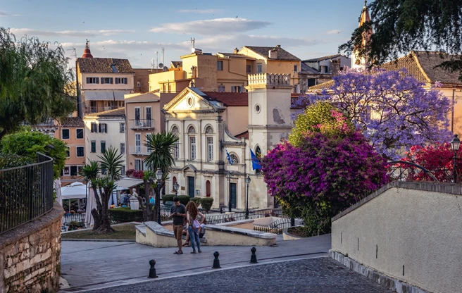 Corfu, Greece - Dimarchiou Square