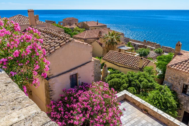 View from the balcony of Monemvasia