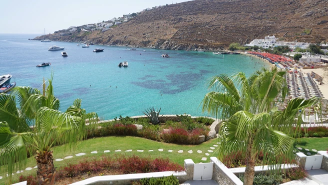 Psarou beach, Mykonos