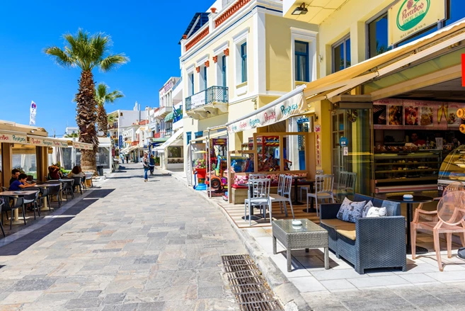 Naxos town street