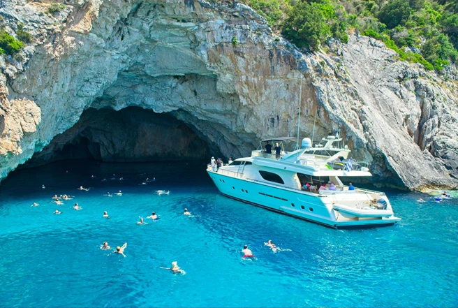 Paxos sea caves