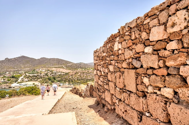 Path to the temple of Poseidon in Sounion