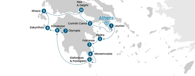 Sailing Through Greece’s Ancient Past and Coastal Wonders