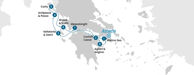 Corinth to Corfu: A Journey Through the Ionian Islands