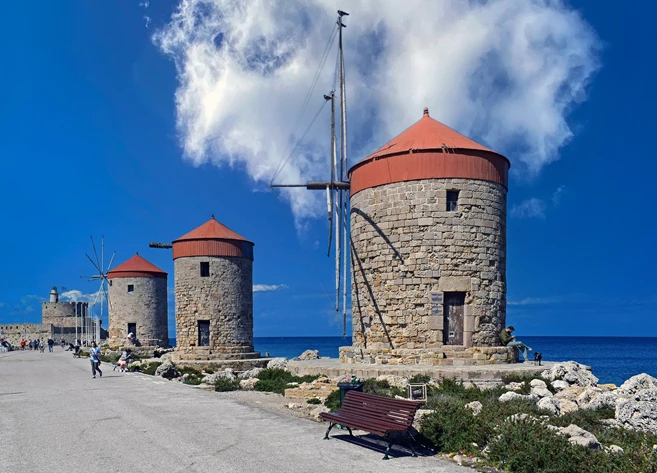 Rhodes windmills