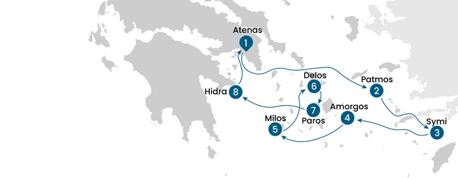 Crucero de lujo por el mar Egeo