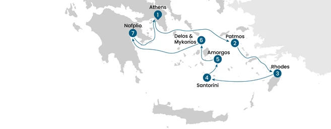 Aegean Odyssey: Luxury Cruise to Iconic Greek Islands