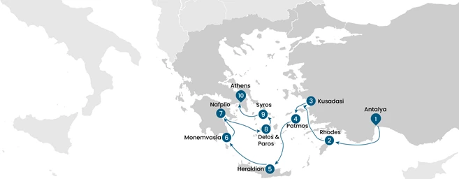 Luxury Cruise: Discover Greece & Turkey