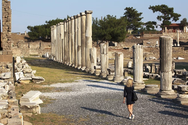 Bodrum remains of the Mausuleum of Halicarnassus