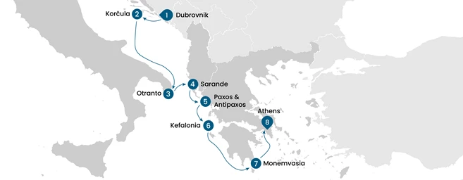 Between the Adriatic and the Peloponnese: A Luxurious Mediterranean Journey