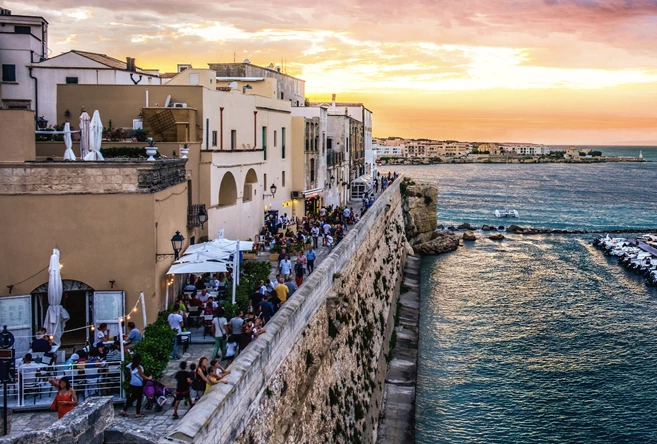 Otranto seaside streets