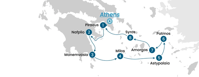 Hidden Pearls of the Aegean Sea Cruise