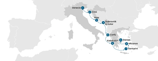 Luxury Mediterranean Cruise Aboard Star Flyer: Venice to Athens in Style