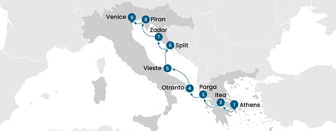 Mediterranean Elegance: Athens to Venice