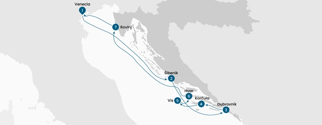 Adriatic Wonders: Venice to Croatia Roundtrip