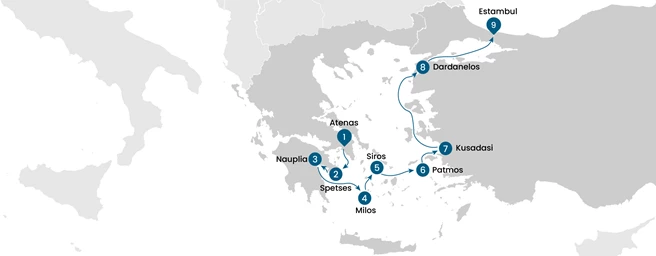 Luxury Aegean Odyssey: Athens to Istanbul