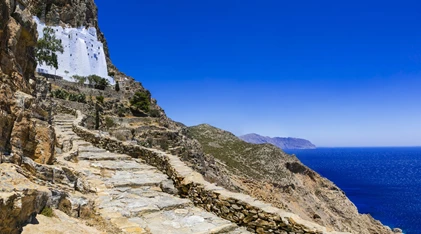 Amorgos, monasterio de Panagia Hozovitissa